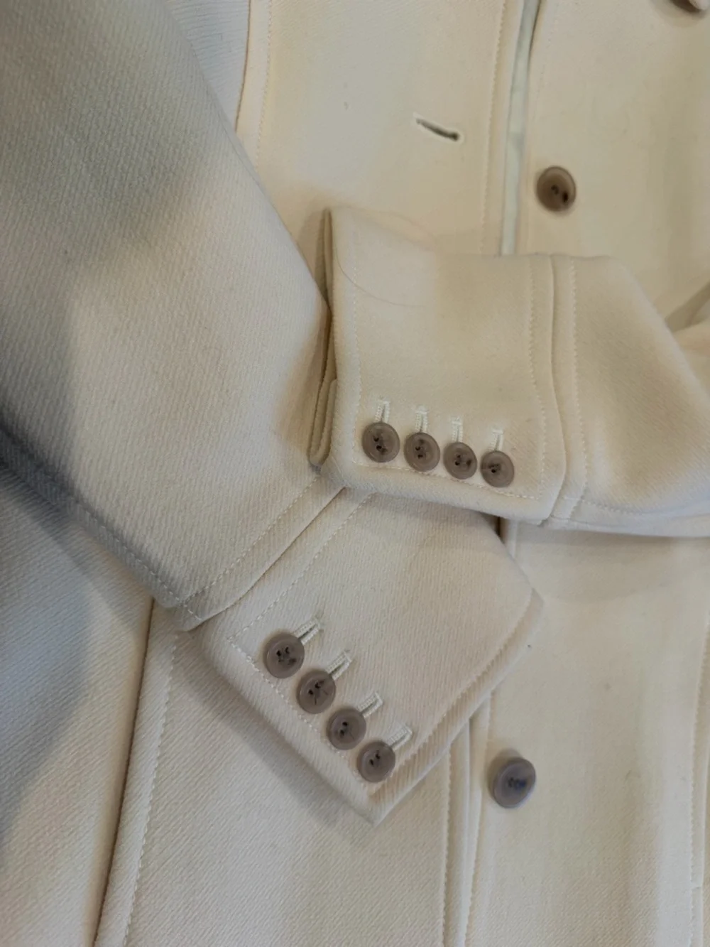 J.Crew Cream Wool Coat - Picture 6 of 6